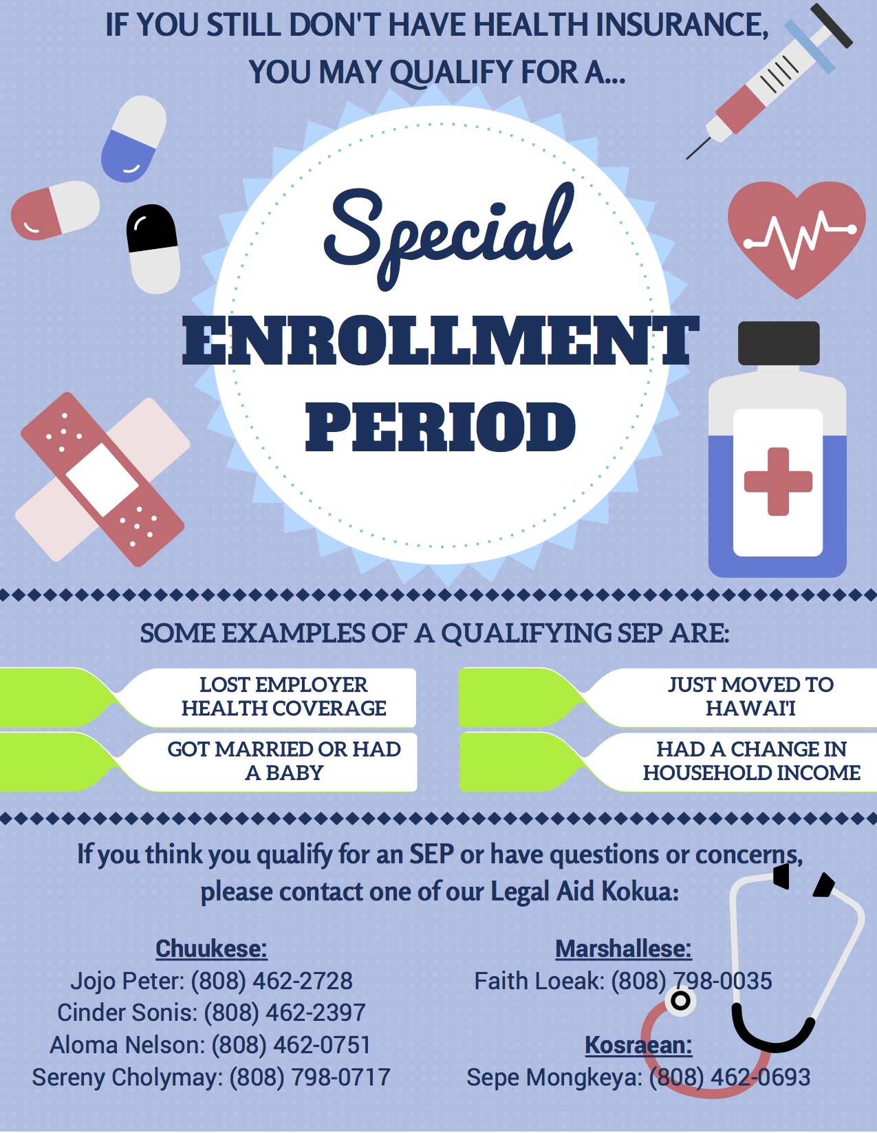 MyBenefits Special Enrollment Periods